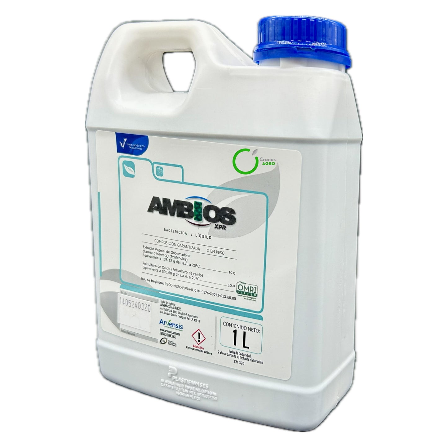 Ambios XPR Bactericida Líquido con Extracto de Gobernadora y Polisulfuro de Calcio 1 Litro