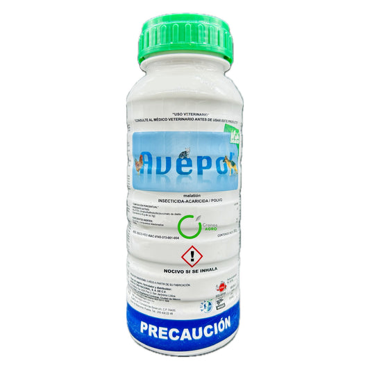 Avepol Insecticida Acaricida en Polvo con Malatión 500 g