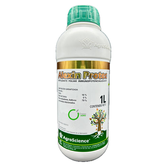 Alexin Protec Fertilizante Foliar Inmunopotencializador con Fosfito de Calcio 1 Litro