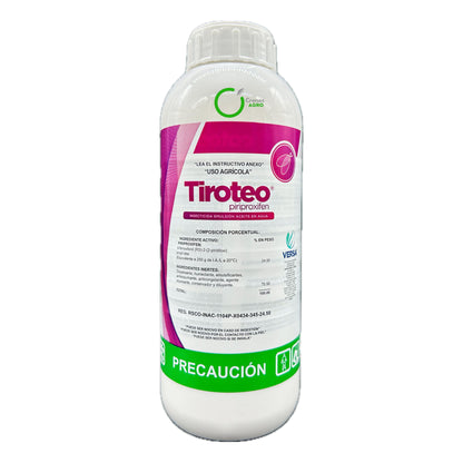Tiroteo Insecticida Emulsión Aceite en Agua con Piriproxifen 1 Litro