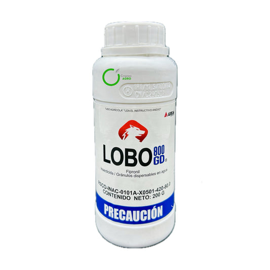 Lobo 800 GD Insecticida Agrícola con Fipronil 800 g/kg 200 g