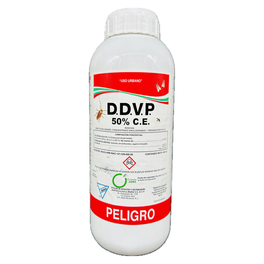 DDVP 50% CE Insecticida con Diclorvos 50% 950 ml