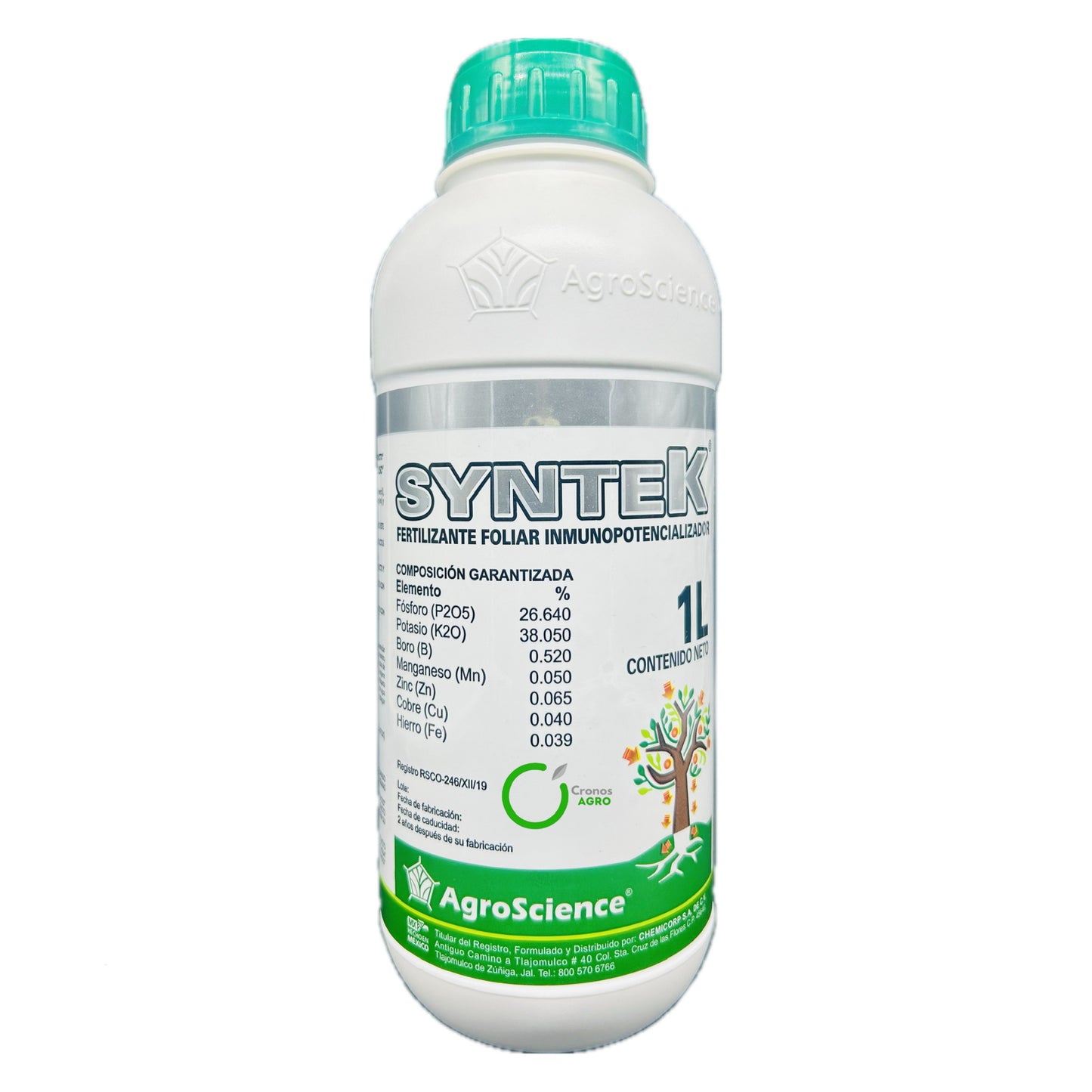 Syntek Fertilizante Foliar Inmunopotencializador 1 Litro