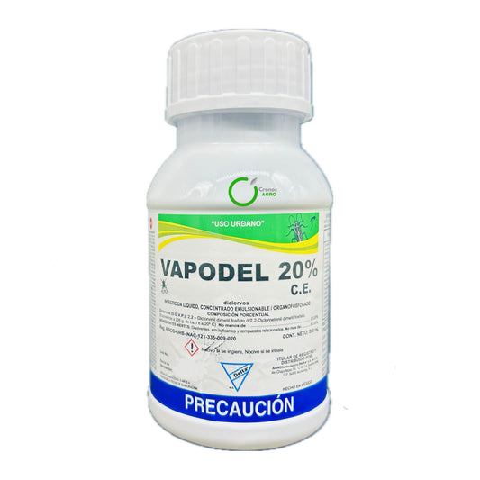 Vapodel 20 CE Insecticida con Diclorvos 20% 240 ml