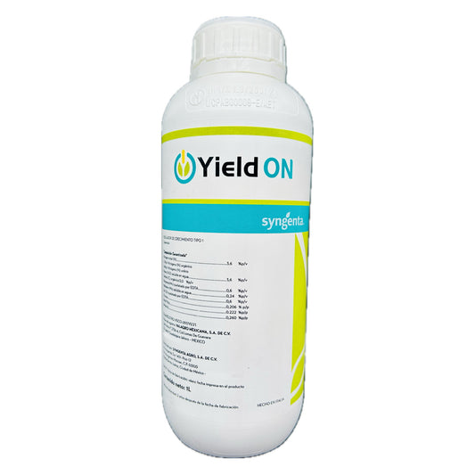 Yield ON Bioestimulante Foliar para Incrementar el Rendimiento 1 Litro