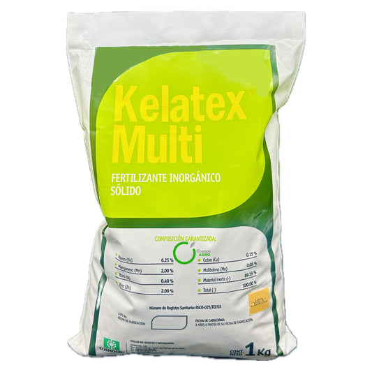 Kelatex Multi Fertilizante de Micronutrientes Quelatados EDTA 1 Kg