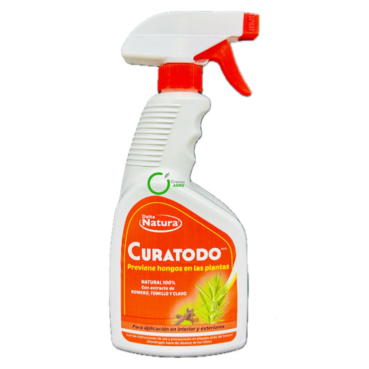 CuraTodo Delta Natura Fungicida Natural para Jardinería 500 ml