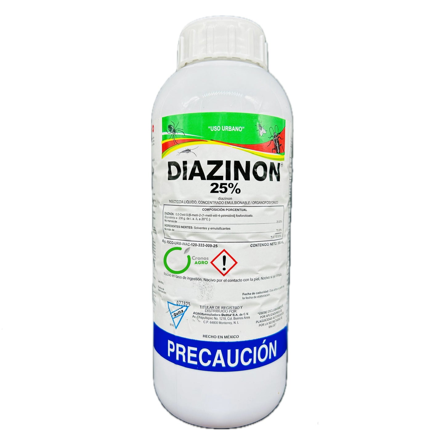 Diazinon 25 E Insecticida Acaricida con Diazinón  950 ml