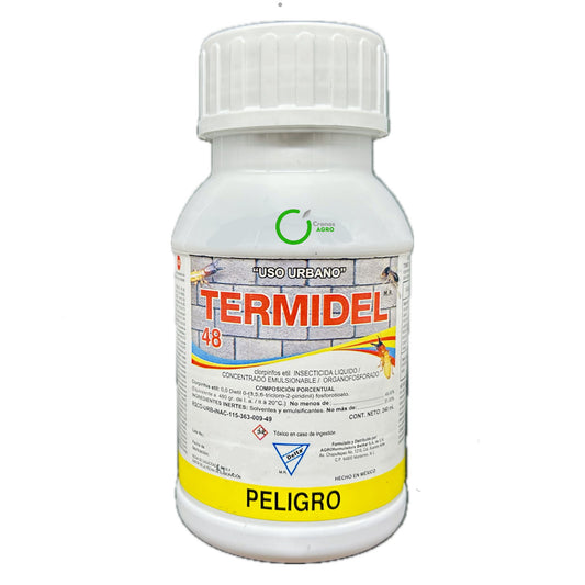 Termidel 48 Termiticida con Clorpirifos Etil 480 g/L 240 ml
