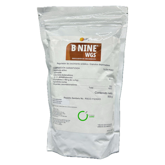 B-NINE® WGS Regulador de Crecimiento Vegetal con Daminozida 85% 500 g UPL