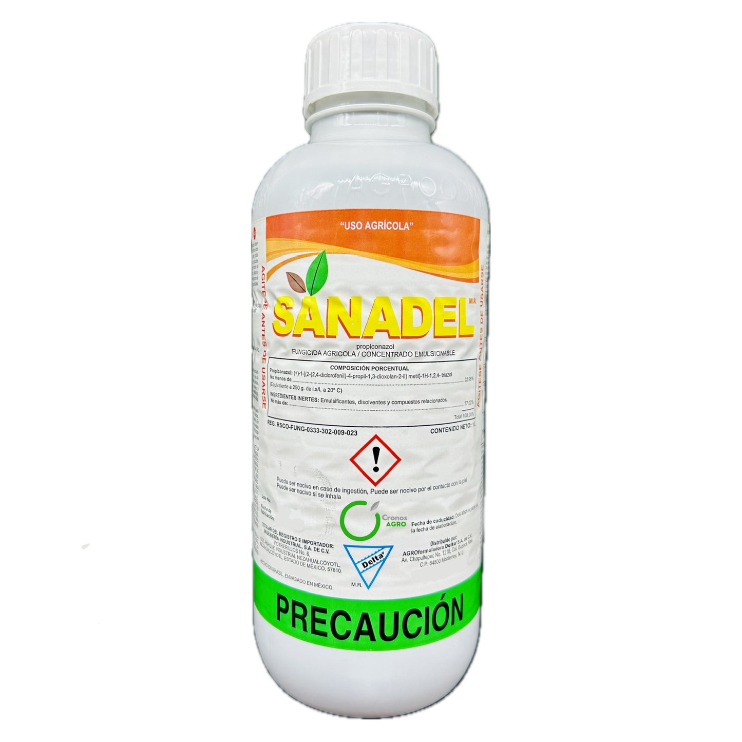 Sanadel Fungicida Sistémico con Propiconazol 250 g/L 1 Litro Delta