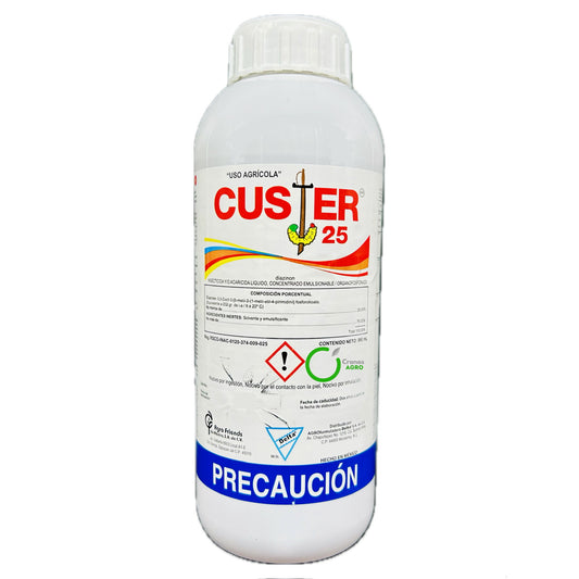 Custer 25 Insecticida Agrícola con Diazinón 25% 950 ML Delta
