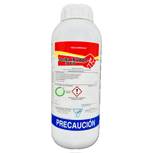 Delta Yuddo 5 EC Insecticida Agrícola con Lambda Cihalotrina 1 Litro