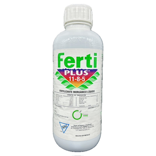 Ferti Plus 11-8-5 Fertilizante Inorgánico Líquido NPK 1 Litro