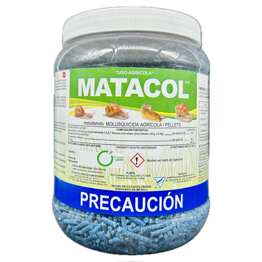 Matacol Cebo Pellet Control Mata Caracoles 907 Gramos