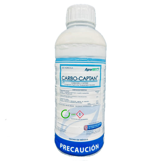 Carbo-Captan Fungicida para Tratamiento de Semillas Carboxin + Captan 1 Litro