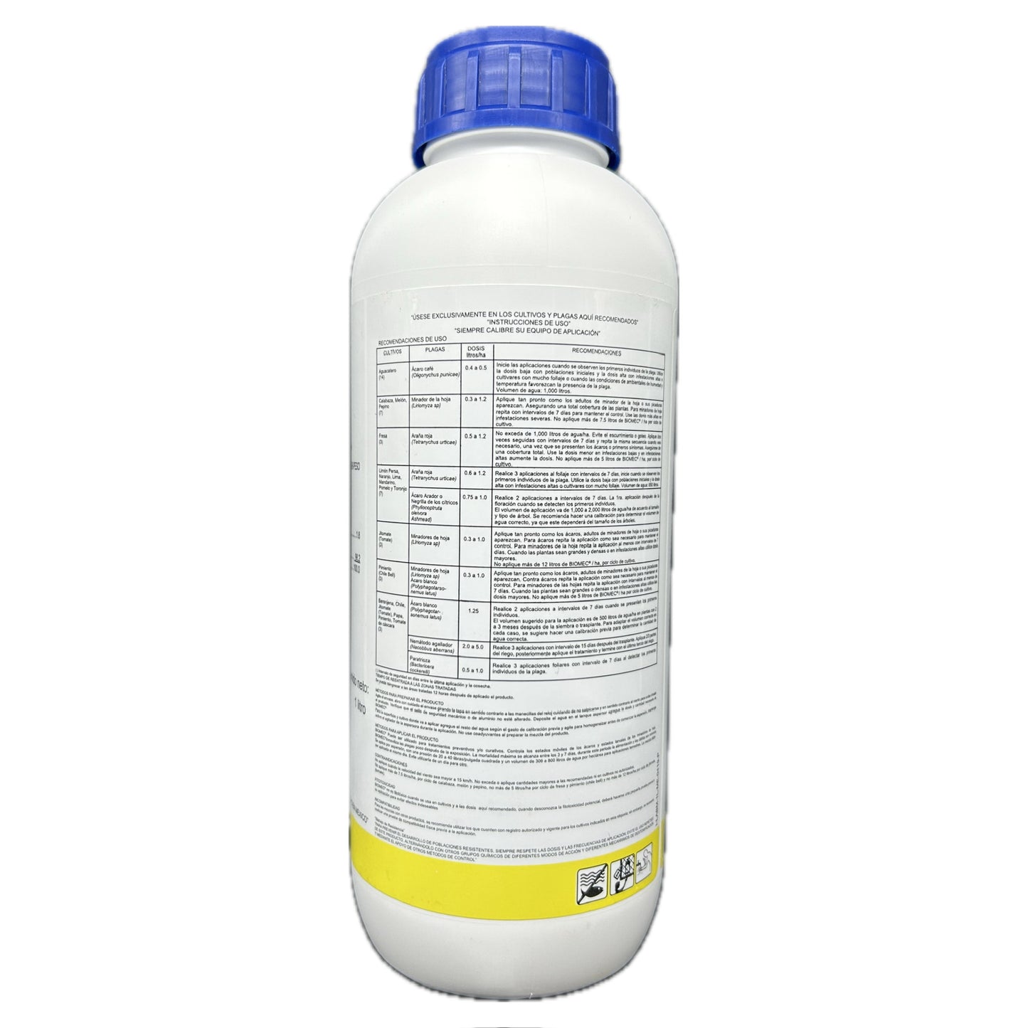 Biomec Acaricida Abamectina 1.8% Concentrado Emulsionable 1 Litro