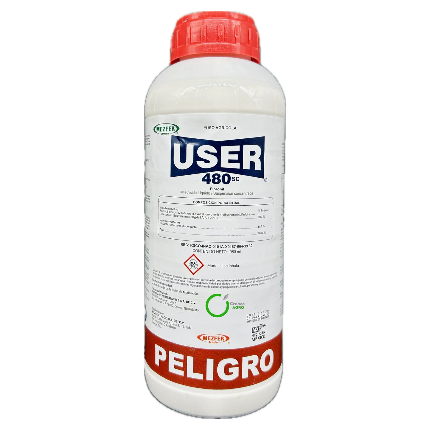User 480 SC Insecticida Fipronil al 39.3% 950 ML