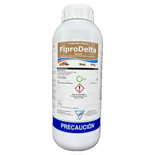 Fiprodelta Fipronil Insecticida 1 LT – Insecticida de acción prolongada para plagas urbanas