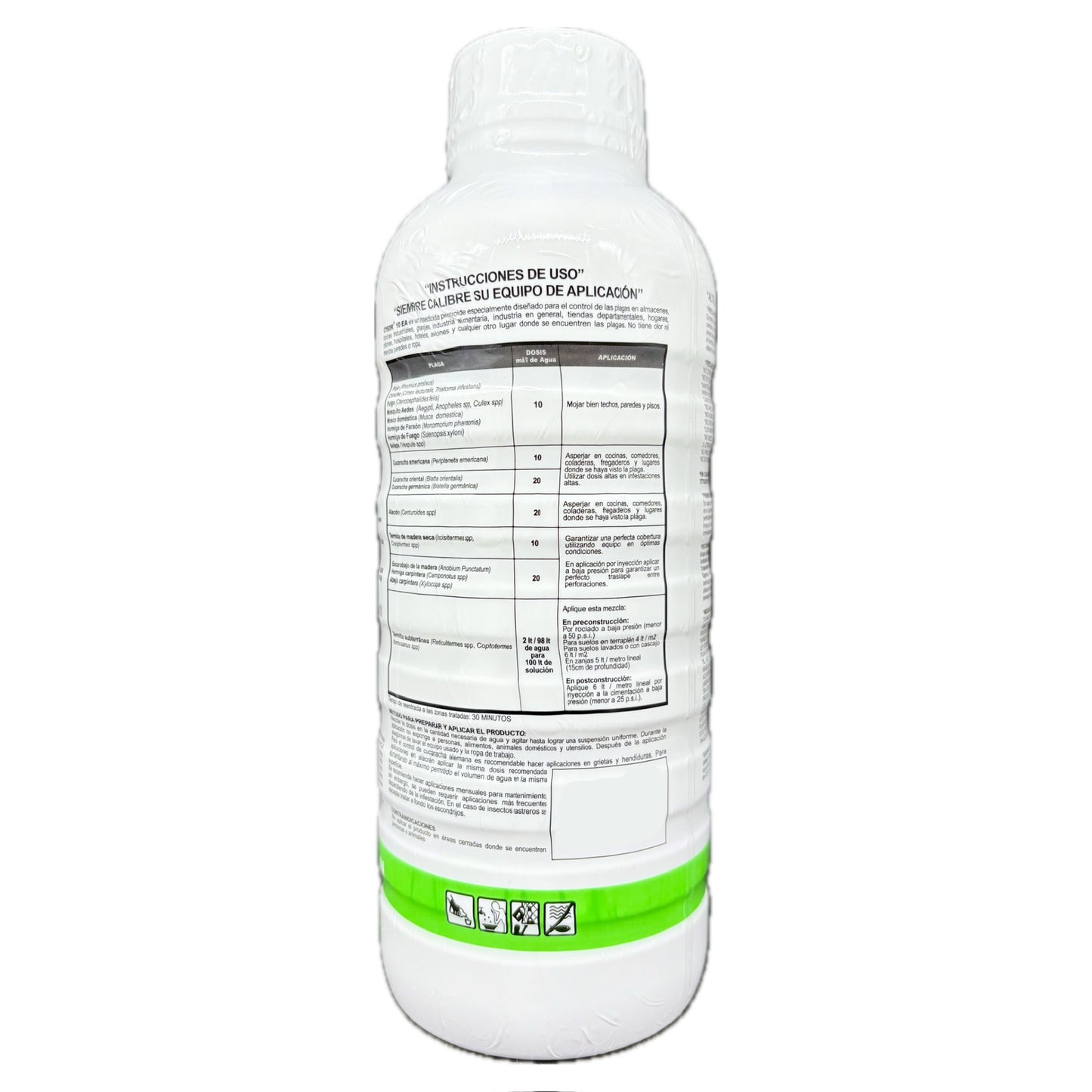Cybor 10 Ea Insecticida Amplio Espectro Cipermetrina 1 LT