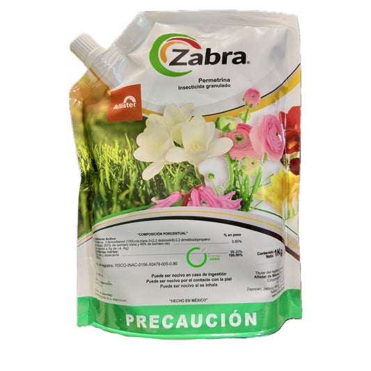 Zabra Insecticida Granulado Permetrina Gallina Ciega 1 Kg