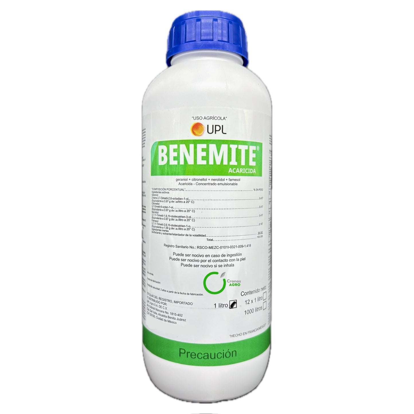 Benemite Acaricida Biorracional Ácaros Arañas 1 Litro