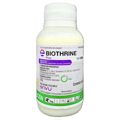 Biothrine Flow Insecticida Chinches Pulgas Arañas 100 ml