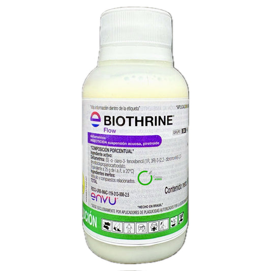 Biothrine Flow Insecticida Chinches Pulgas Arañas 100 ml