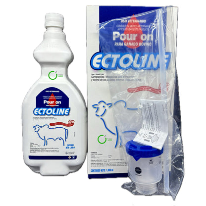 Ectoline Pour On Insecticida Garrapaticida 1 Litro