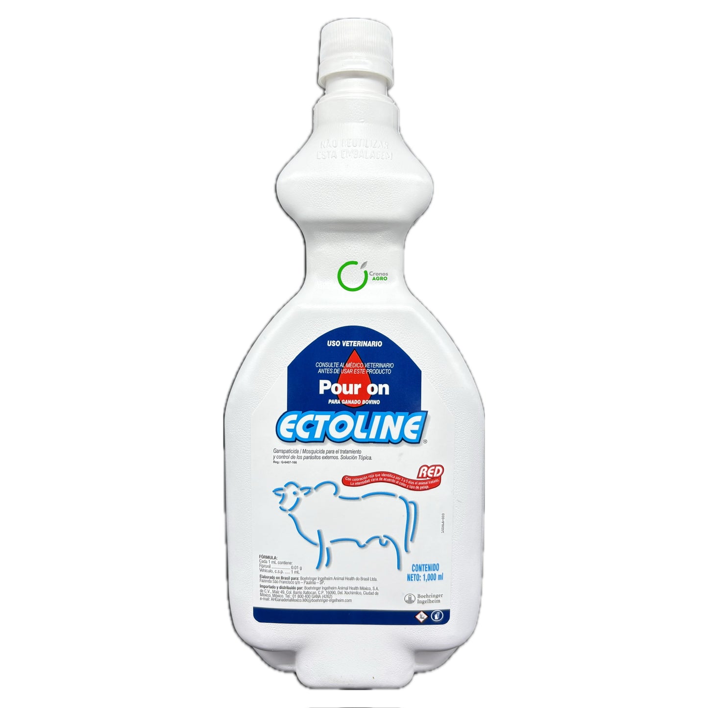 Ectoline Pour On Insecticida Garrapaticida 1 Litro