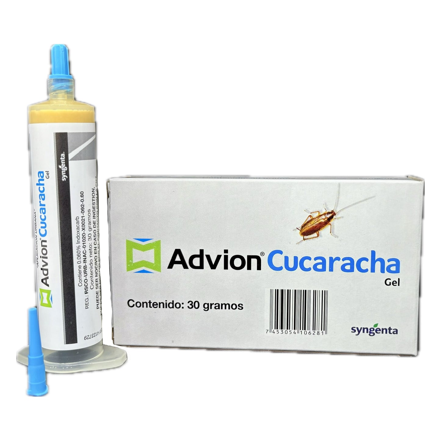 Advion Mata Cucarachas 30g Efectivo Veneno Gel Jeringa. Syngenta