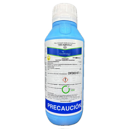 Confidor 350 SC Insecticida Sistémico con Imidacloprid 1 Litro