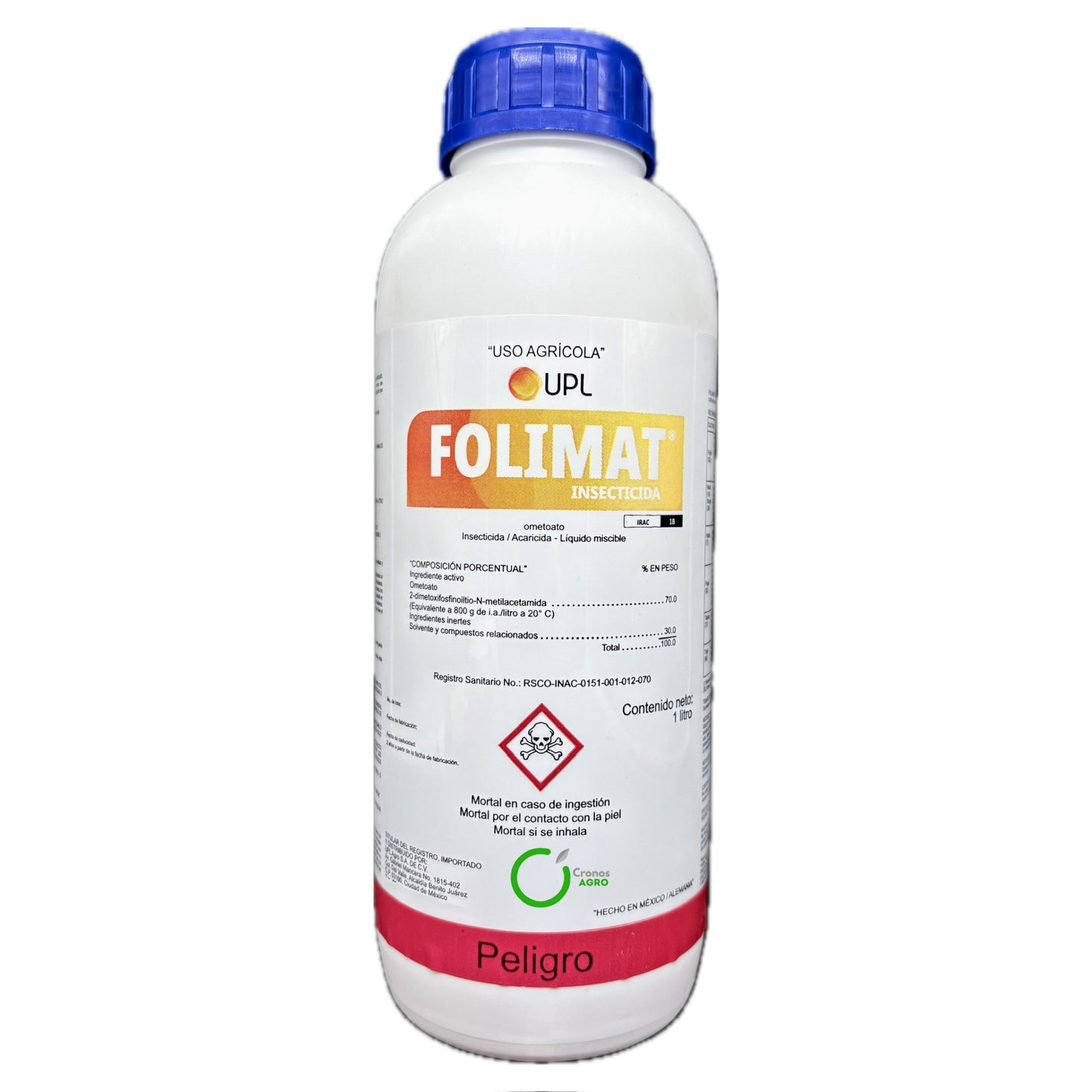 Folimat Insecticida Sistémico con Ometoato  1 Litro