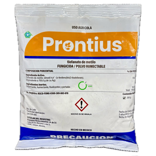 Prontius Fungicida Sistémico y de Contacto 200 g.