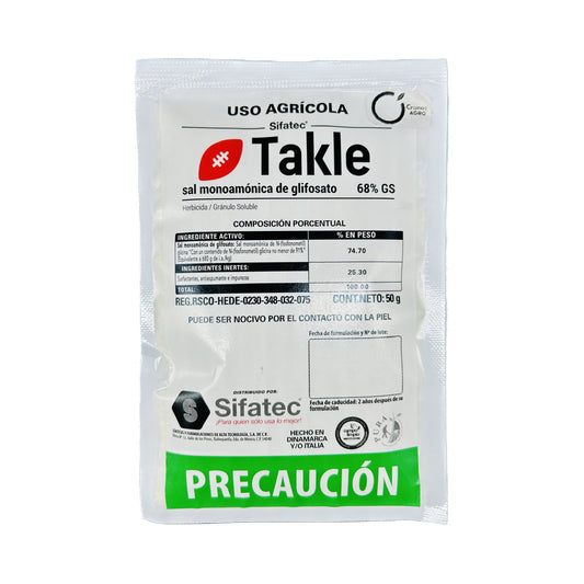 Takle Herbicida No Selectivo en Sobre 50 Gramos