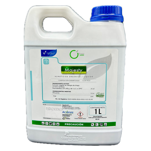 Majesty Nematicida Biológico con Extractos Vegetales Omri 1 Litro
