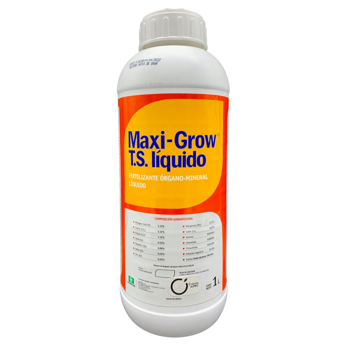 Maxi Grow® T.S. Bioestimulante para Tratamiento de Semilla 1 Litro