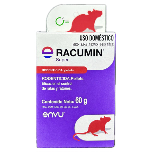 Racumin Super 60g — Rodenticida en Pellets de Alta Palatabilidad ENVU