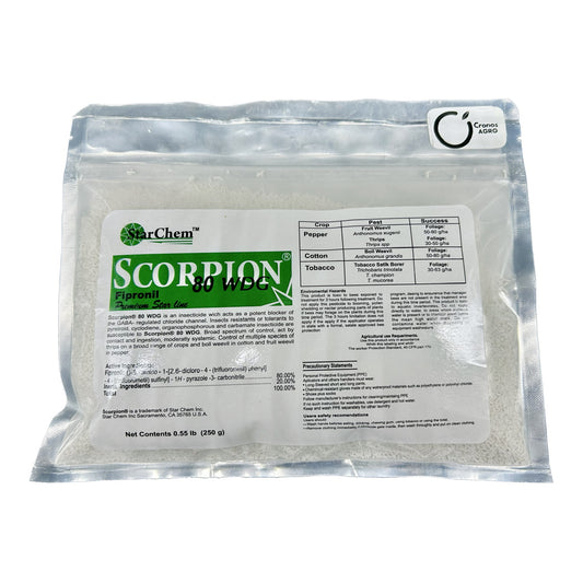 Scorpion 80 Wdg Insecticida Fipronil Al 80% 250 Gramos