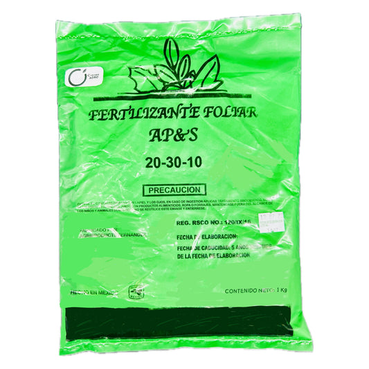 Apys 20 30 10 Fertilizante Foliar 1 Kg