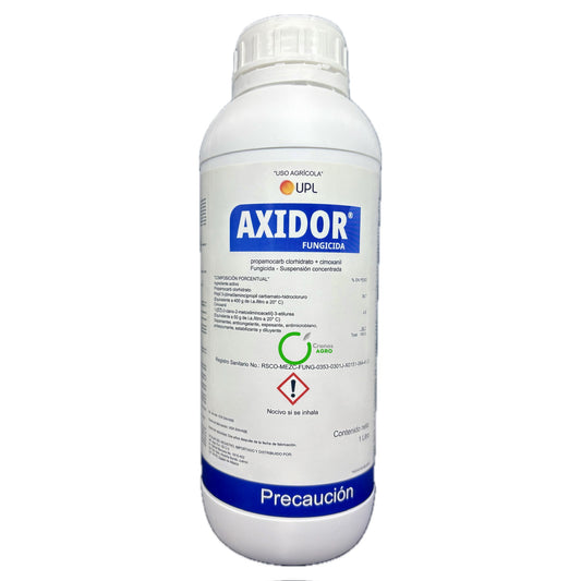 Axidor Fungicida Propamocarb Clorhidrato + Cimoxanil Suspensión Concentrada 1 Litro