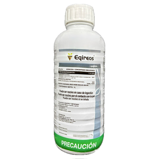 Eqireos Herbicida de Contacto con Oxifluorfen 1 Litro Syngenta