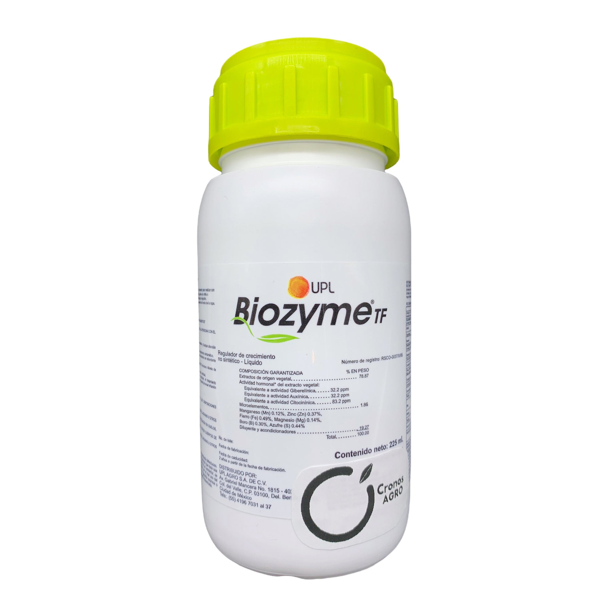 Biozyme TF Regulador de Crecimiento Vegetal 225 mililitros – CRONOSAGRO